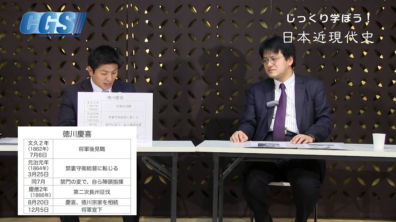 第5週2話徳川慶喜の逆襲【CGS　倉山満】