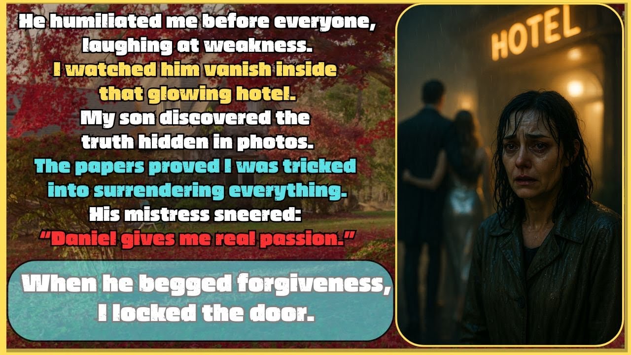 You look like a fool in public — then he betrayed me for someone younger