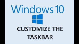 Windows 10 - Taskbar Customization - How to Change & Customize Settings in MS Task Bar Customization screenshot 5