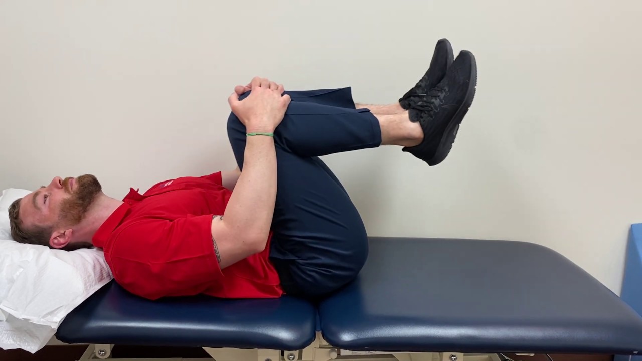 Knee to Chest (single and double leg) YouTube