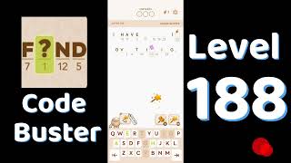 Code Busters Level 188 Walkthrough 🧩 | All Puzzle Solutions| Solutionguruji