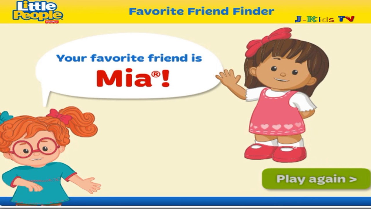 Kids Learning Games Little People Friend Finder game YouTube