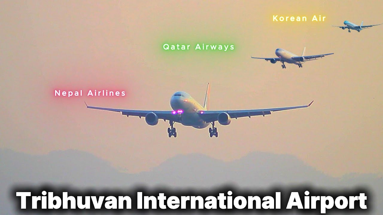 ✈️🇳🇵 Nepal Plane Spotting | 12 Minutes Takeoffs & Landings at Kathmandu Airport!