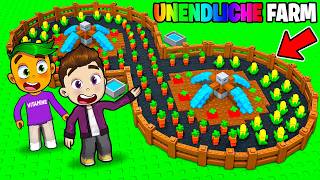 Baue eine UNENDLICHE FARM in Roblox...
