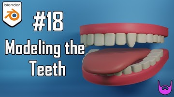 Modeling the Teeth | Character Creation Course | Part 18