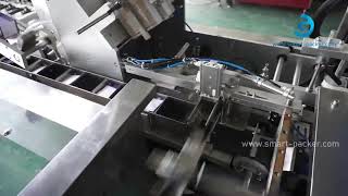 Automatic small bag sachet sorting counting filling horizontal cartoning machine video