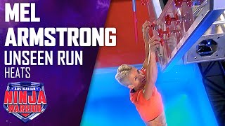 Unseen run: Mel Armstrong slips on a tricky obstacle | Australian Ninja Warrior 2020