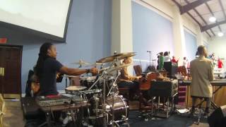 Video thumbnail of "Darwin Hobbs - Bless The Lord With Me (Drums)"