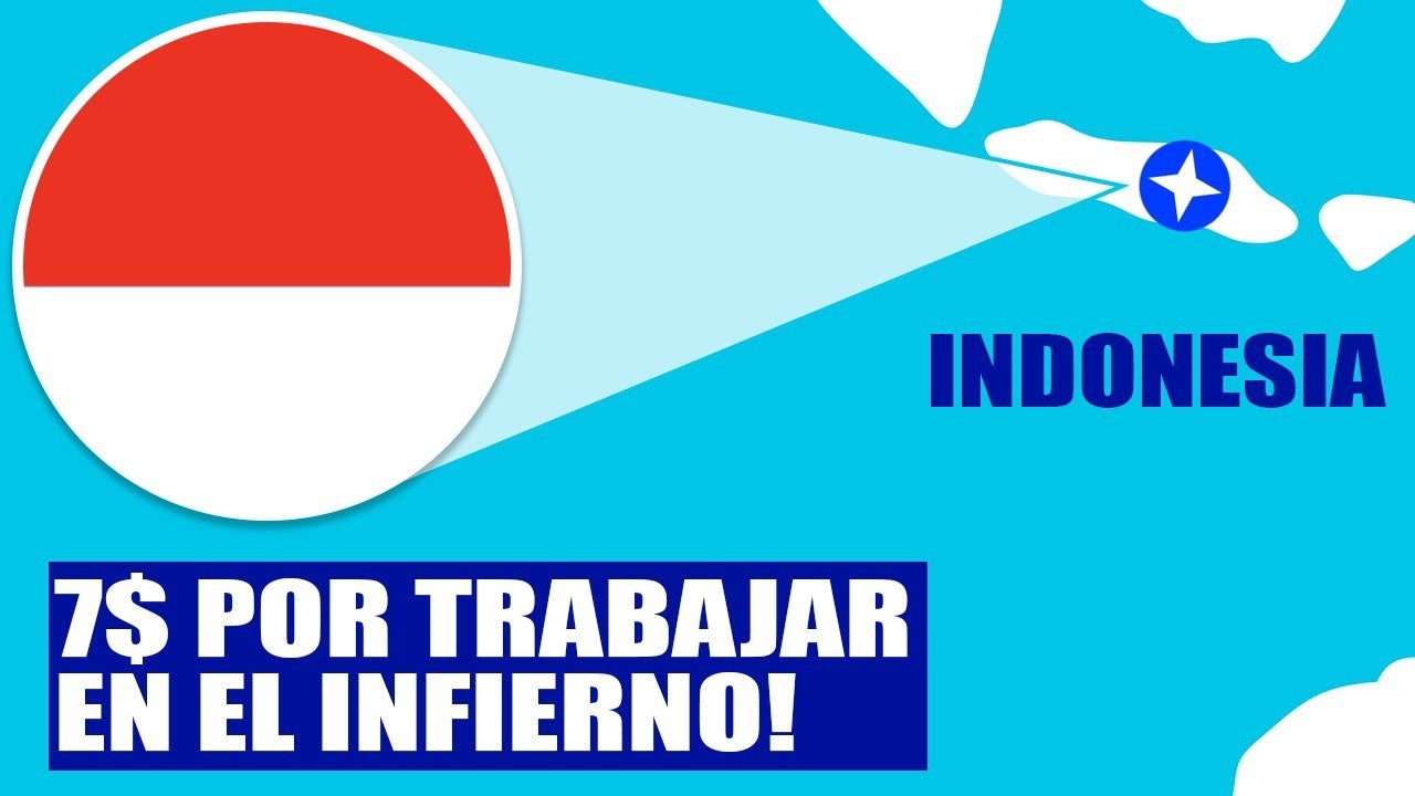 Así es el infierno en la tierra: Hombres que cargan 80 kilos en un volcán activo