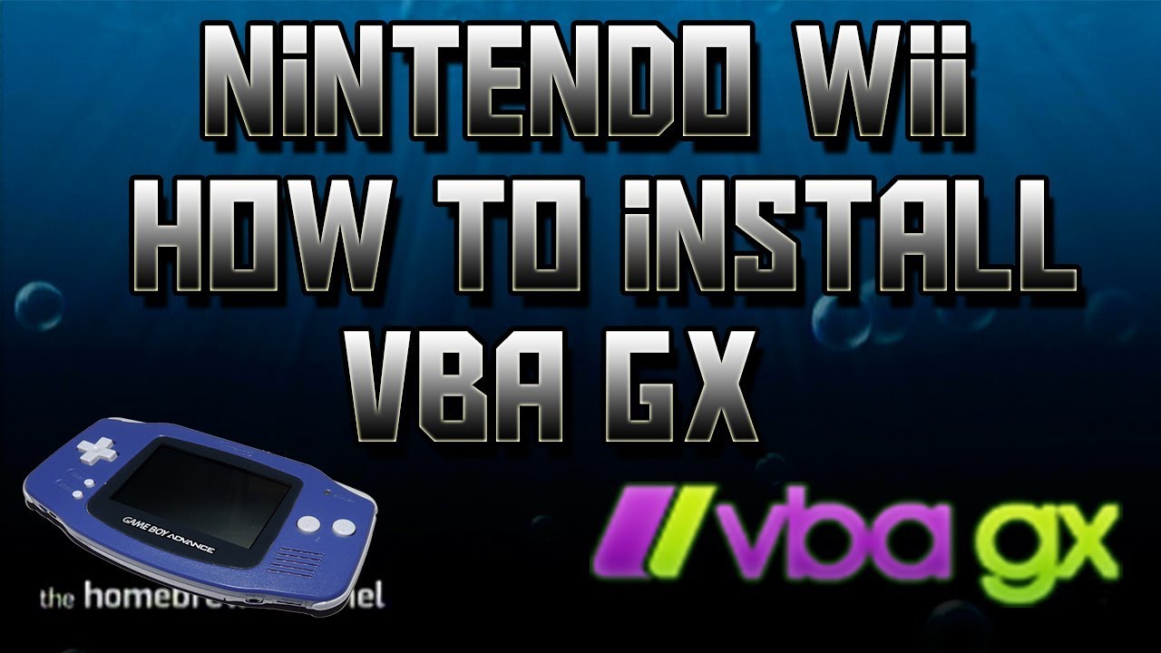 EMULADOR DE GAME BOY (VBA GX) PARA NINTENDO WII - TUTORIAL, CAPA DOS JOGOS  E SAVE STATE 