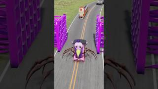 BeamNG Drive Crazy Pencil Trap 😱 Superman Bike Escape #shorts #gaming #beamng #144000