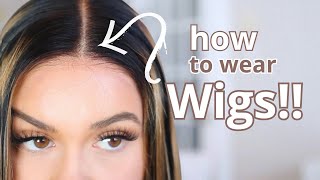 The only *WIG* tutorial you need (These tips took me years to find) Wear & Go Wig ft Jessies Wig