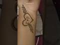 I❤️P heart shape mehandi design || #mehndi #viralvideo