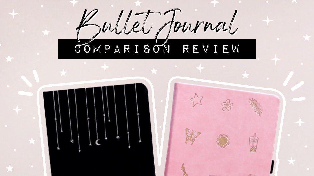 WHICH IS THE BEST BULLET JOURNAL? | Notebook Therapy vs Amanda Rach Lee