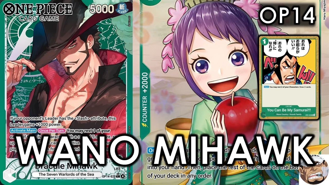 Wano Mihawk Draws Extra Cards! | OP14