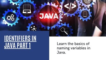 Topic 1 : Understanding Identifiers (Part 1) - Java Interview Preparation