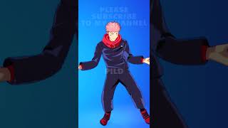 All Jujutsu Kaisen Skins With Orange Justice Emote In Fortnite