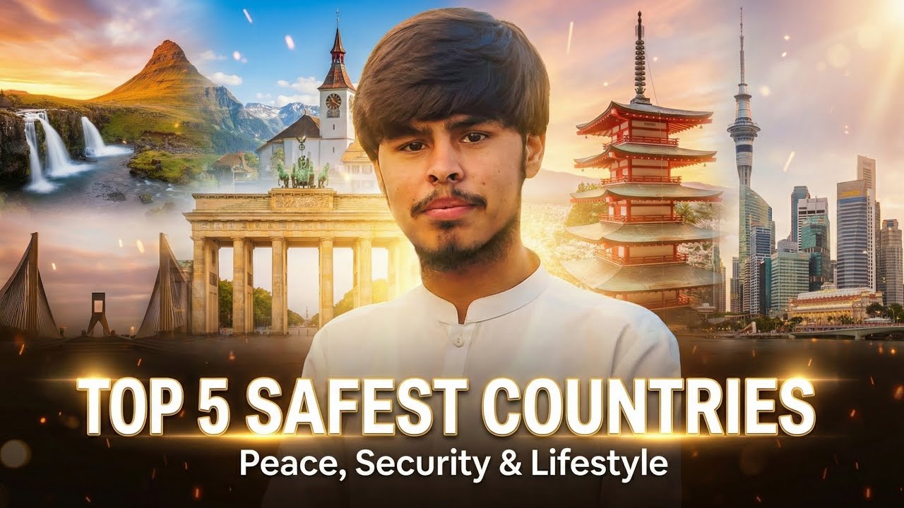 Top 5 Safest Countries in the World | Peace, Security & Lifestyle