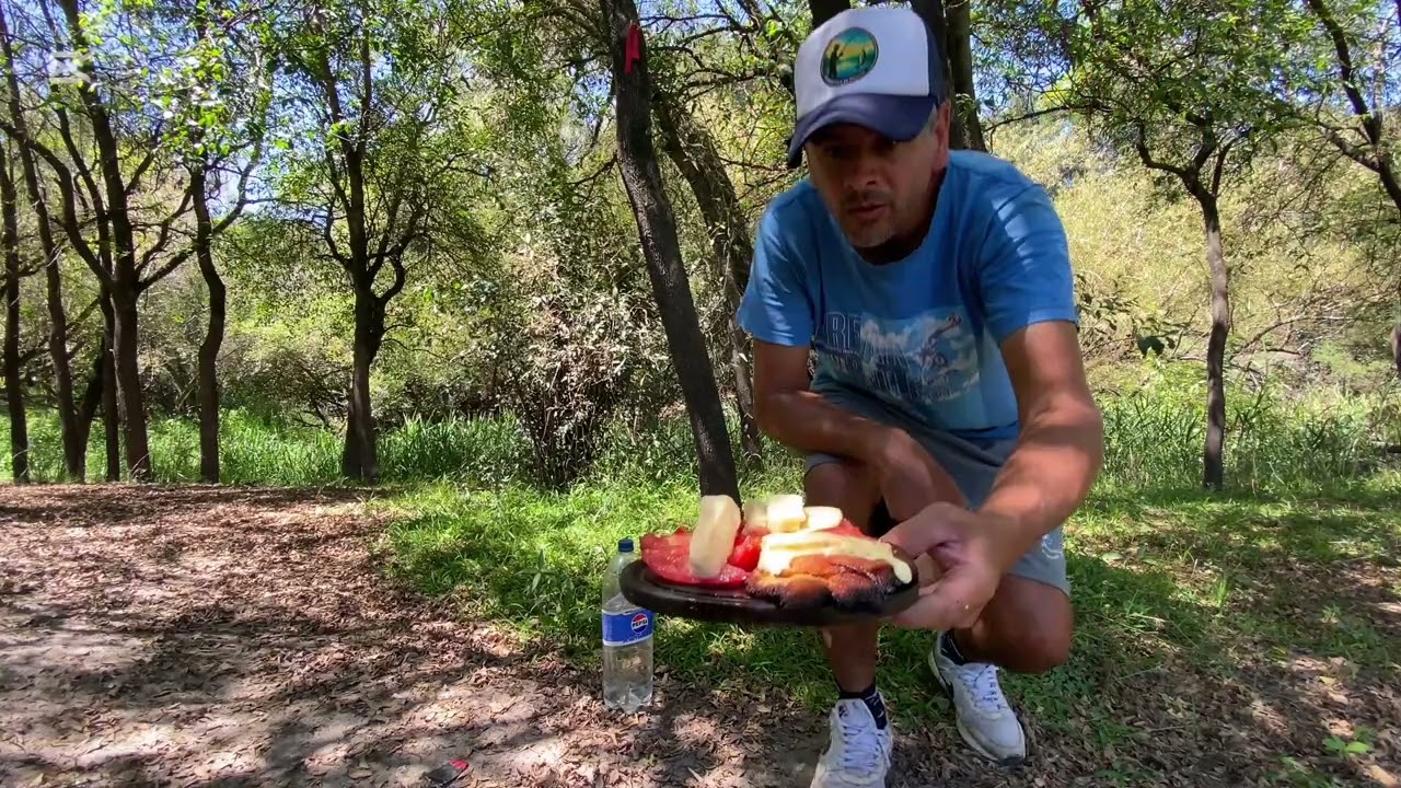 Fui a pescar y me encontré el Río crecido!!