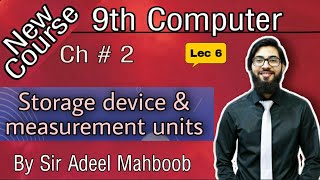 storage device in hindi/Urdu | Memory units | 9th computer new book chapter 2