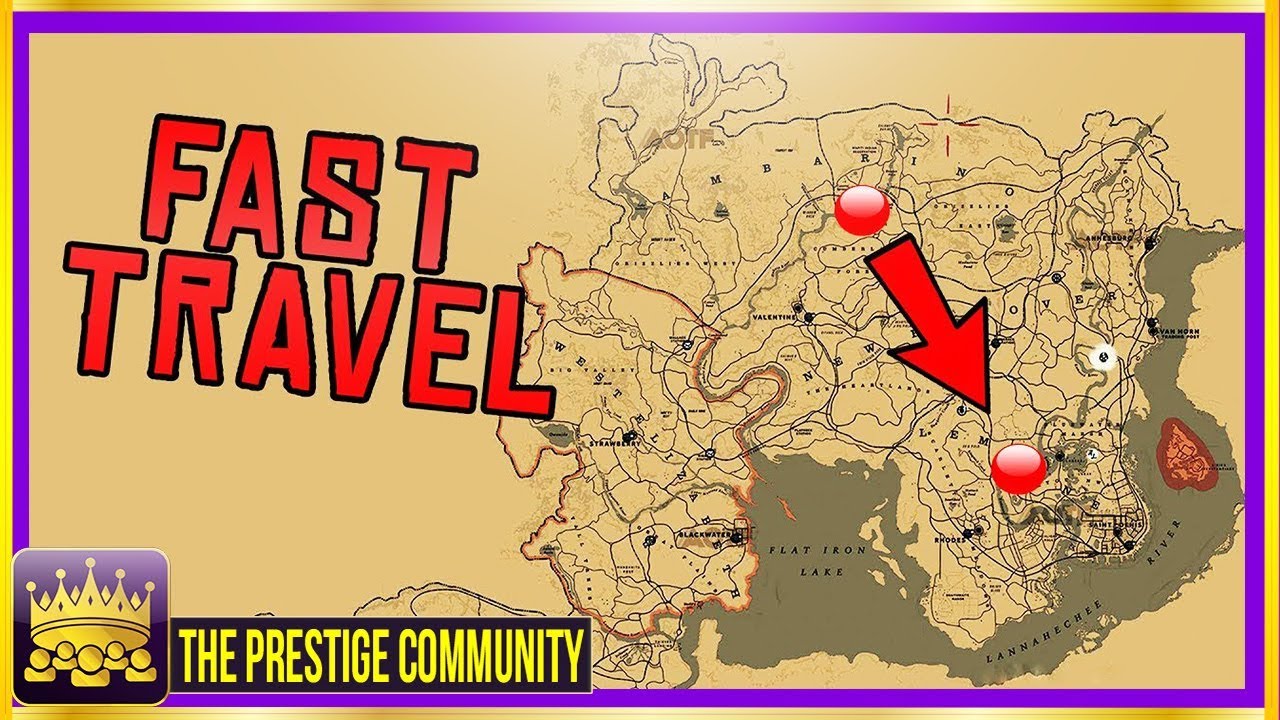 red dead 2 fast travel to camp