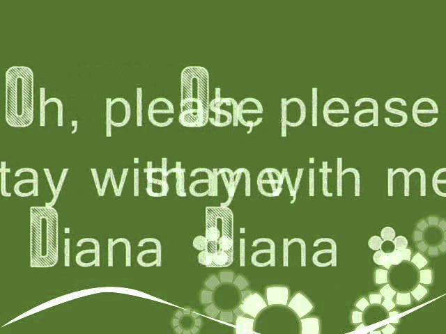 Diana - Paul Anka (Lyrics) class=