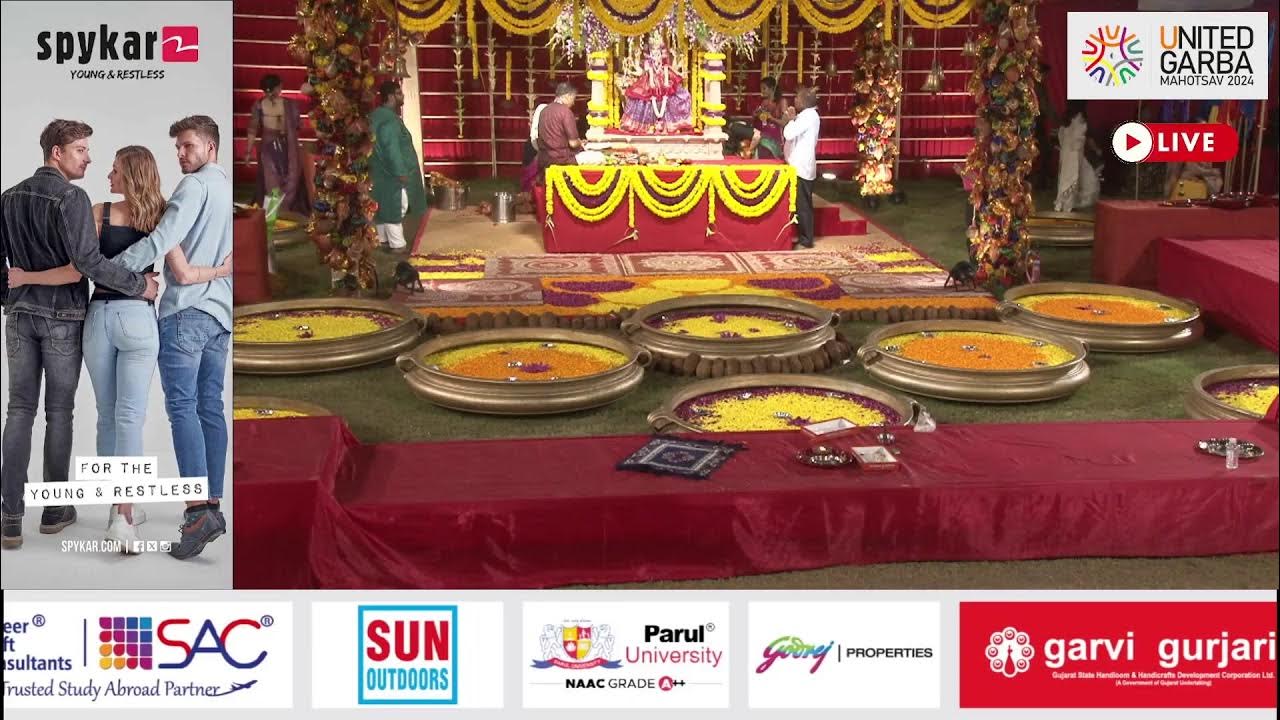 United Way Of Baroda Garba Mahotsav 2024 By Atul Purohit Day 9