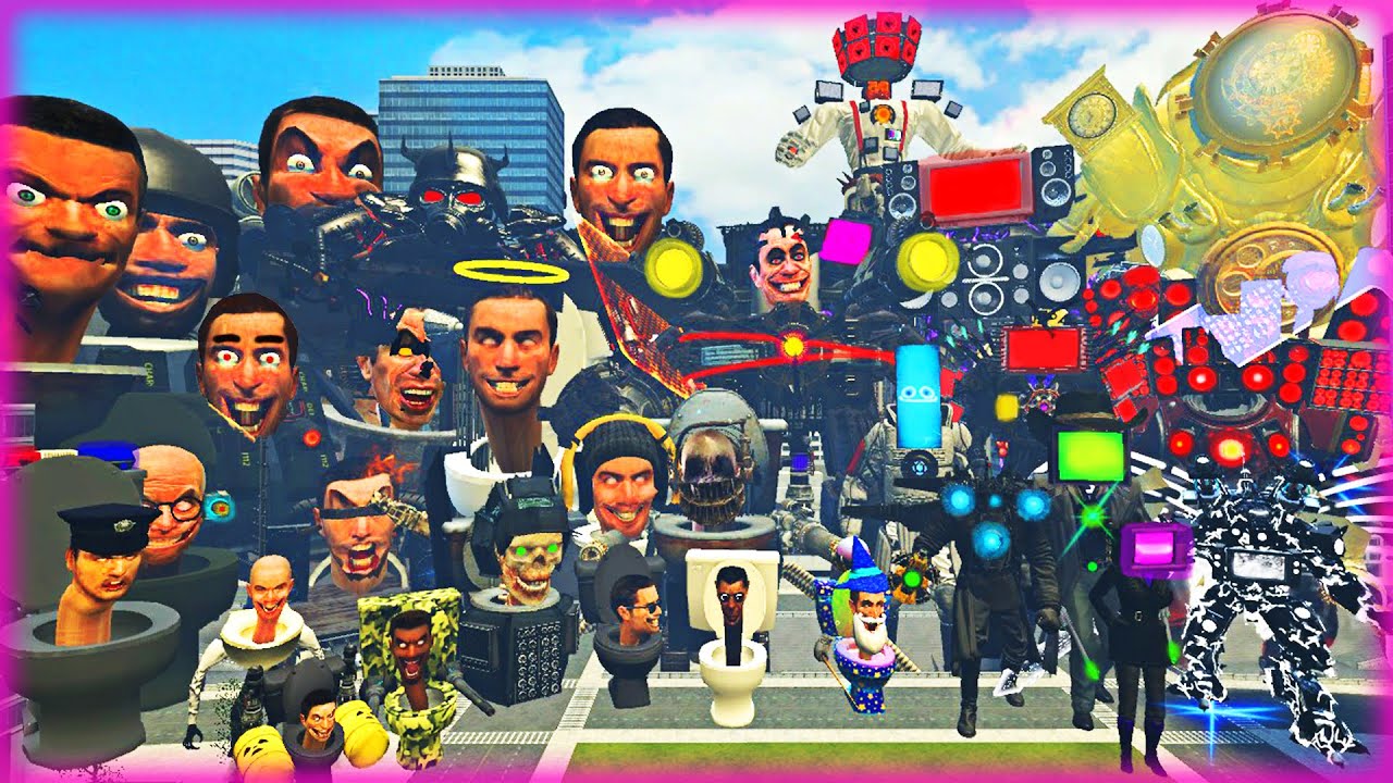 SKIBIDI TOILET VS TV MAN, SKIBIDI TOILET MECH VS BOSSES – ULTIMATE BATTLE in Garry's Mod!