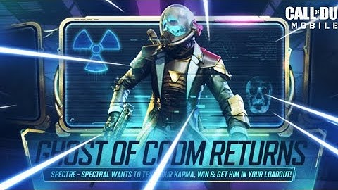 SPECTRE-SPECTRAL IS BACK 🤯🤯 IN CALL OF DUTY MOBILE GARENA SERVER