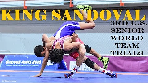 King Sandoval's 3rd Place US Senior Greco World Te...