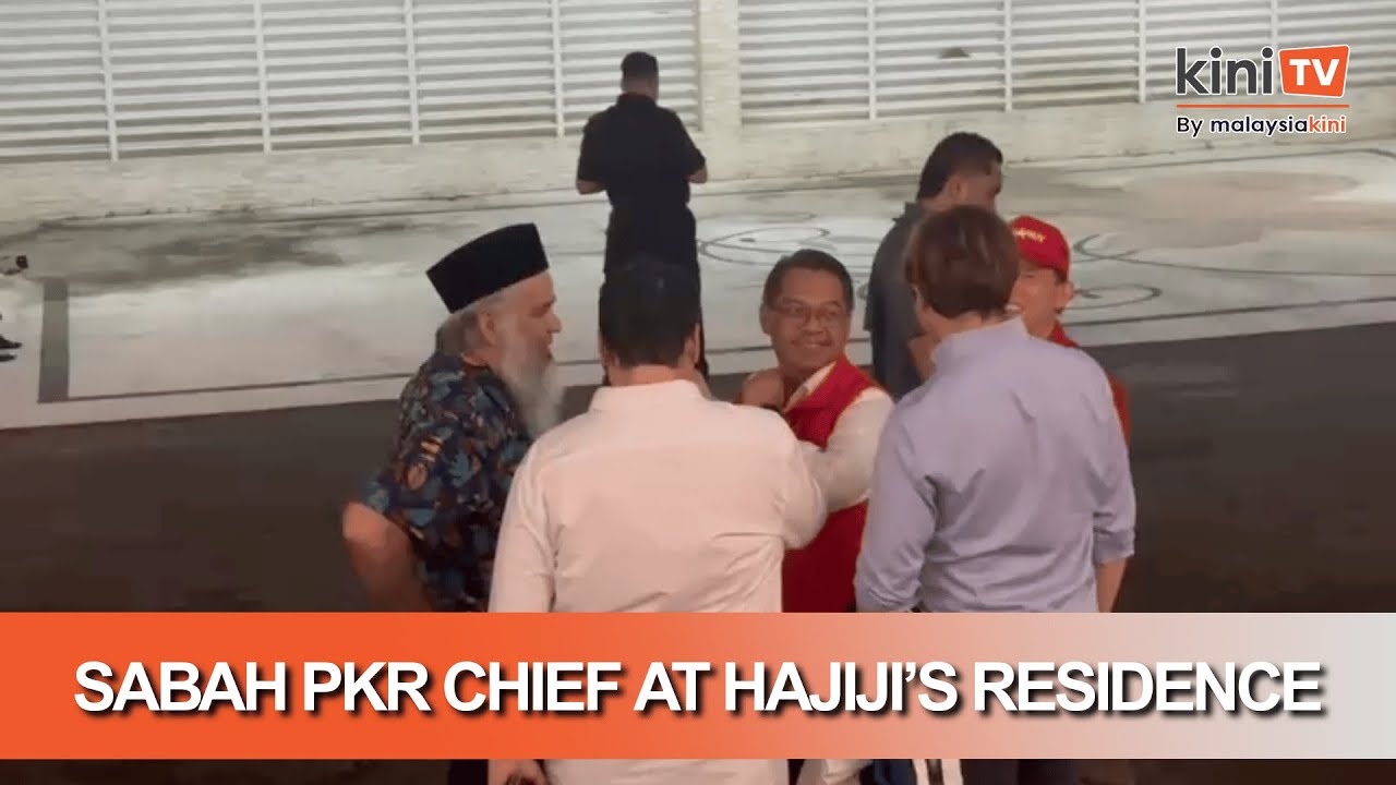 Sabah PKR chief arrives at Hajiji's residence