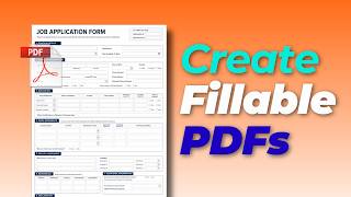 How to Create a Fillable Form in PDF without Adobe Acrobat Pro | Free & Easy Methods