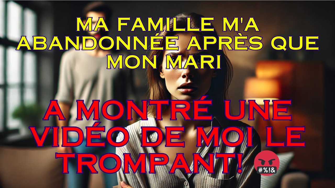 Ma famille m'a abandonné, après que mon mari a montré une vidéo de moi