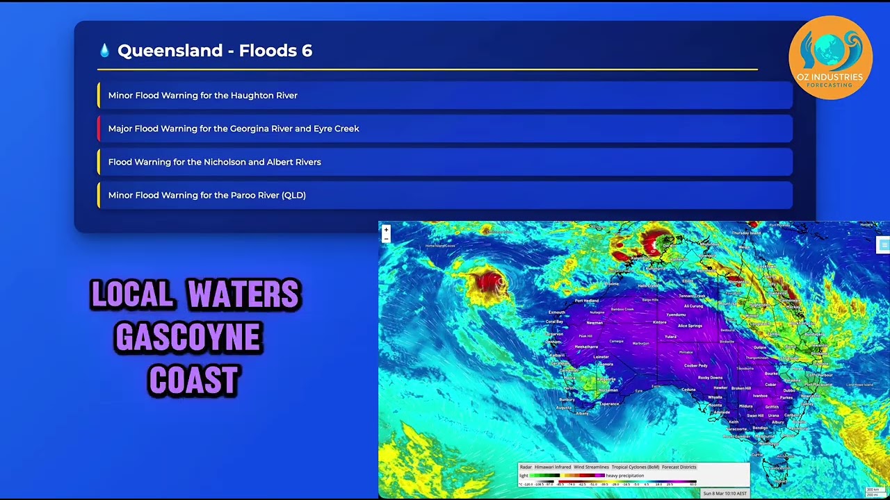 River Flood Warnings Qld