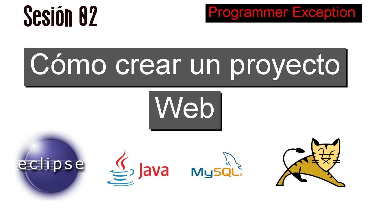 02 Cómo crear un Proyecto Web en Java - YouTube