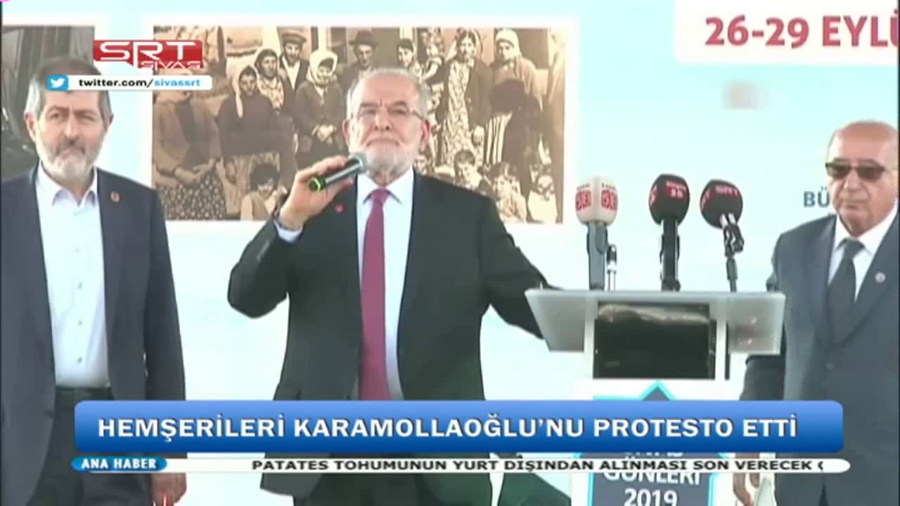 HEMŞERİLERİ KARAMOLLAOĞLU’NU PROTESTO ETTİ