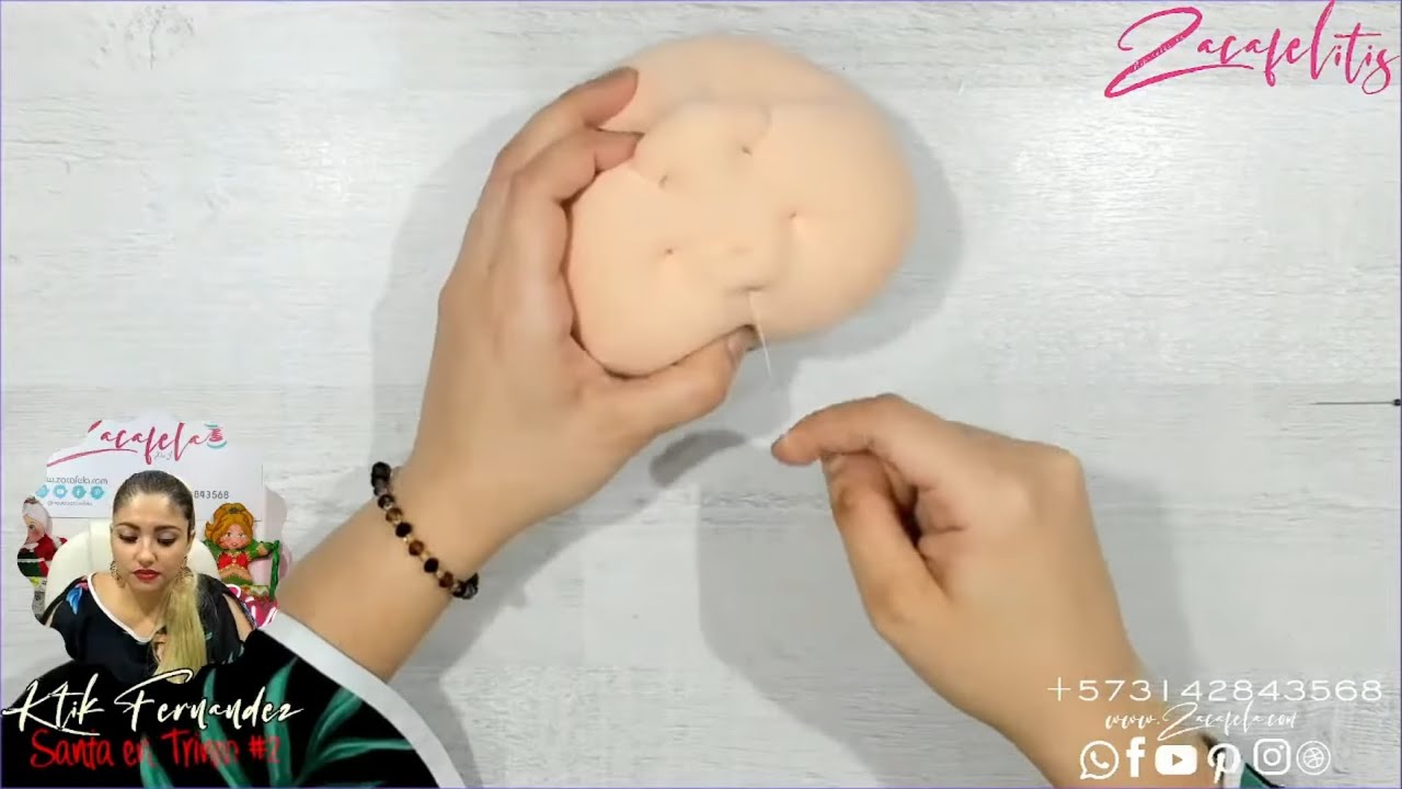 Como Faccionar Cara de Papá Noel  - Clase en vivo