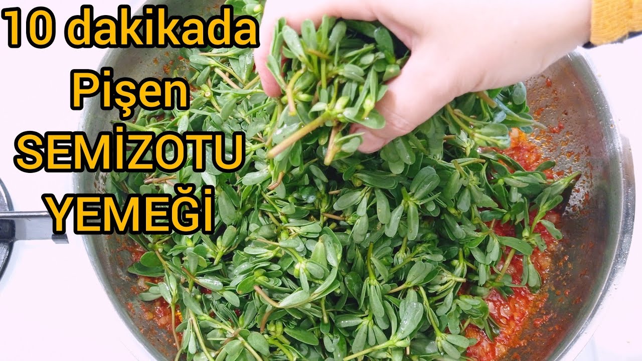 10 DAKİKADA PİŞEN SEMİZ OTU YEMEĞİ ????