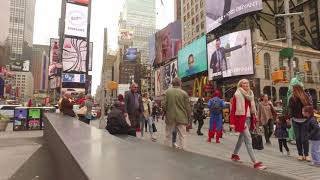 Free  [The Busy and Historic Times Square in New York City]