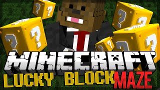 Minecraft Lucky Block Mod Maze PVP (Modded Minigame) | JeromeASF