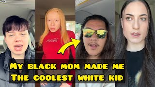 Growing up in a black family as a white. White out  black inside 