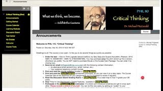 Celebrity Navigating PHIL 110, "Critical Thinking" Wealth