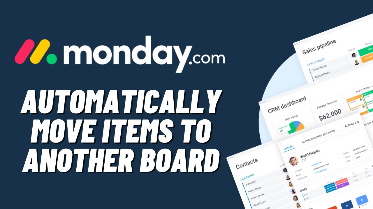 How To Automatically Move Items To Another Board In Monday.com (2023)