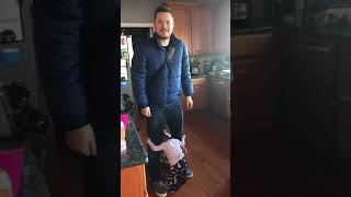 Kids don’t want daddy to go to work