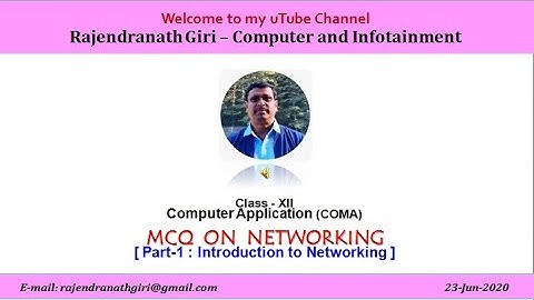 XII COMA | WBCHSE | NETWORKING | Part-1 (Introduction to Networking)