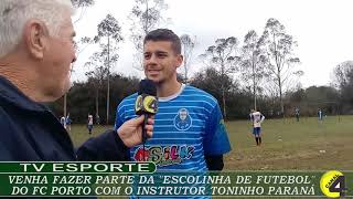 VENHA FAZER PARTE DA ESCOLINHA DE FUTEBOL DO FC PORTO COM O INSTRUTOR TONINHO PARANÁ