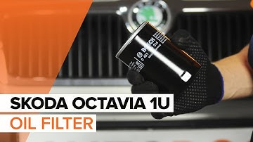 How to change Engine Oil and Oil filter on SKODA OCTAVIA 1U TUTORIAL | AUTODOC