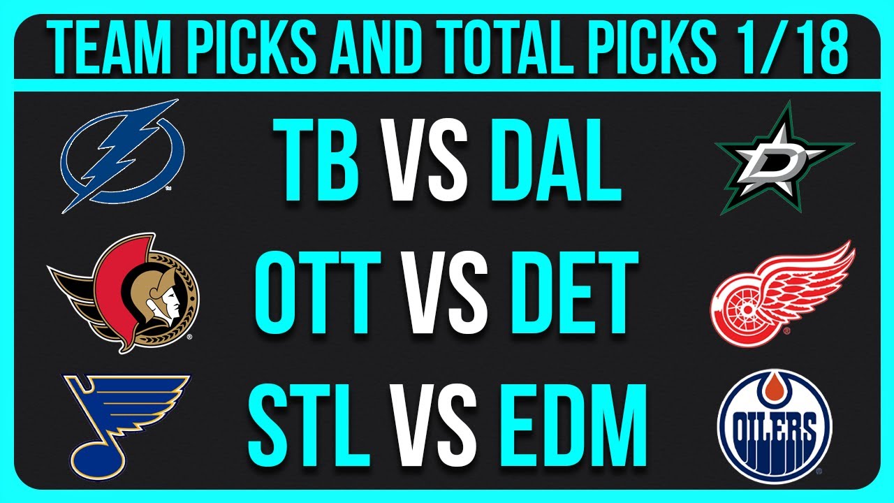 NHL Picks Today 1/18/26 NHL Picks and Predictions