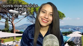 (ASMR PORTUGUÊS) Roleplay Consultora Aeronáutica *Fazendo Nova Companhia Aérea*