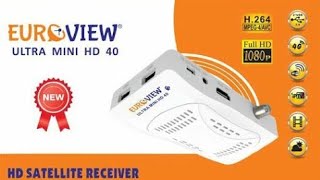 Euroview ultra mini hd 40 فلاش جديد